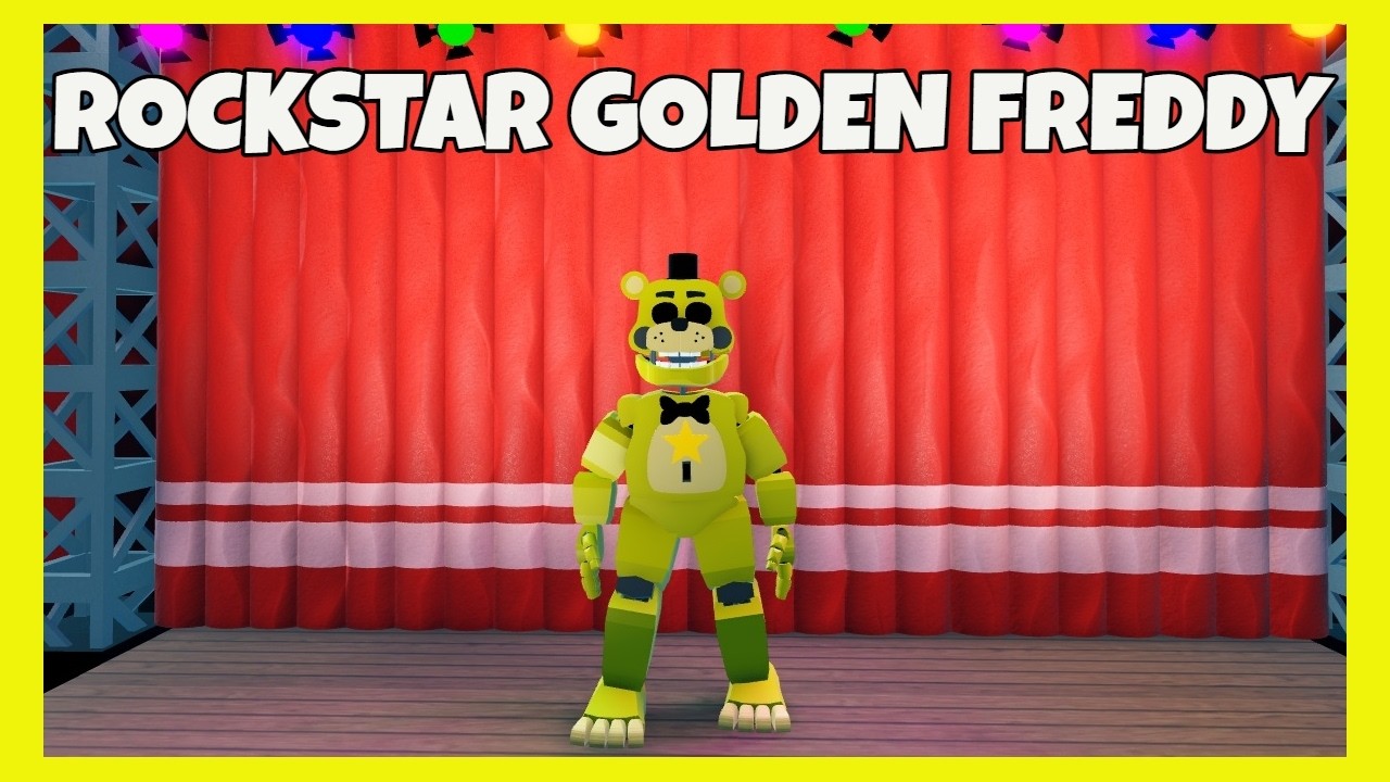 How to get ROCKSTAR FREDDY'S HIDDEN GOLDEN ARMOR Badge in FNAF 6 MULTIVERSE RP Roblox