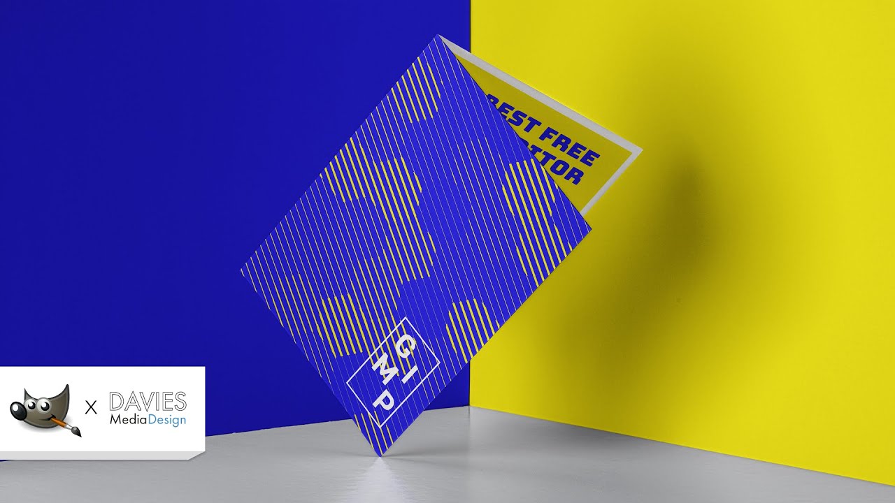 SUPER MODERN Brochure Cover Design in GIMP