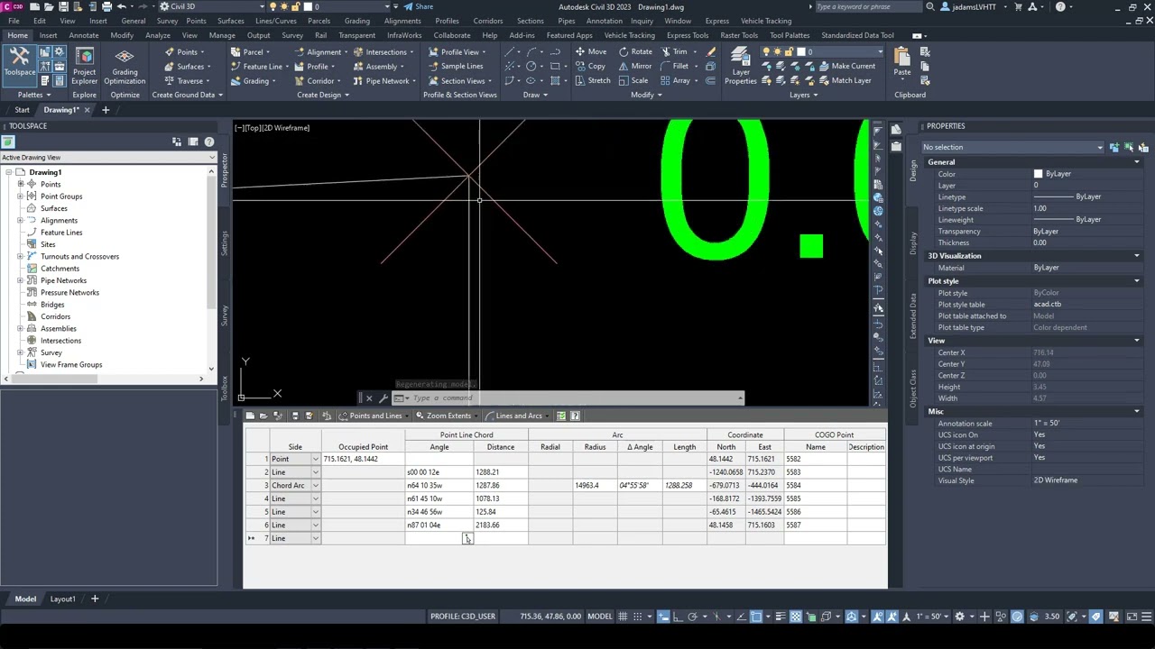 Civil 3D - Using Traverse Editor to Help Recreate Deeds