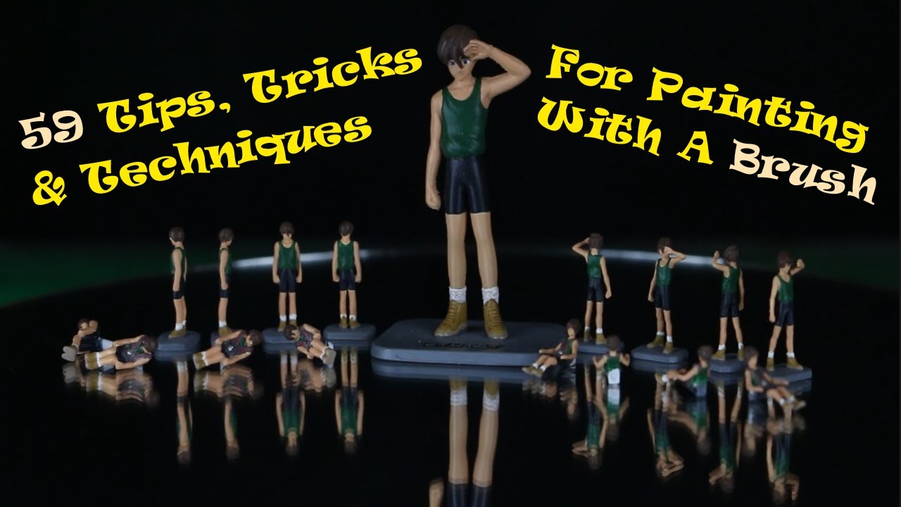 Hand Painting Tips, Tricks & Techniques.  (Gundam Mini Figures)