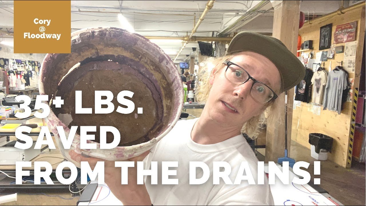 Reclaim Filter Cleaning, after 497 DAYS of screen printing!