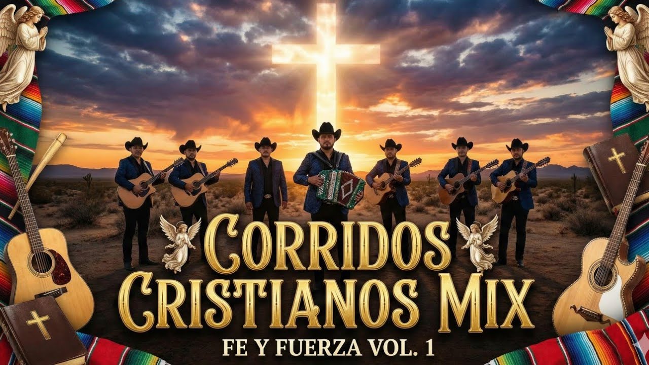 CORRIDOS NORTEÑOS CRISTIANOS 🔥 FE QUE LEVANTA AL MÁS CAÍDO 🙏🎶