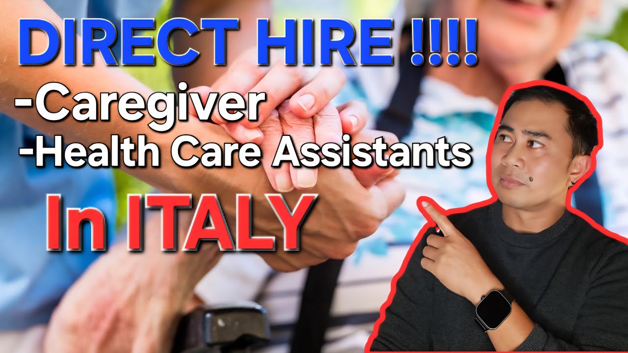 Direct Hire!!!Caregiver/Health Care Assistant sa Italy 2026