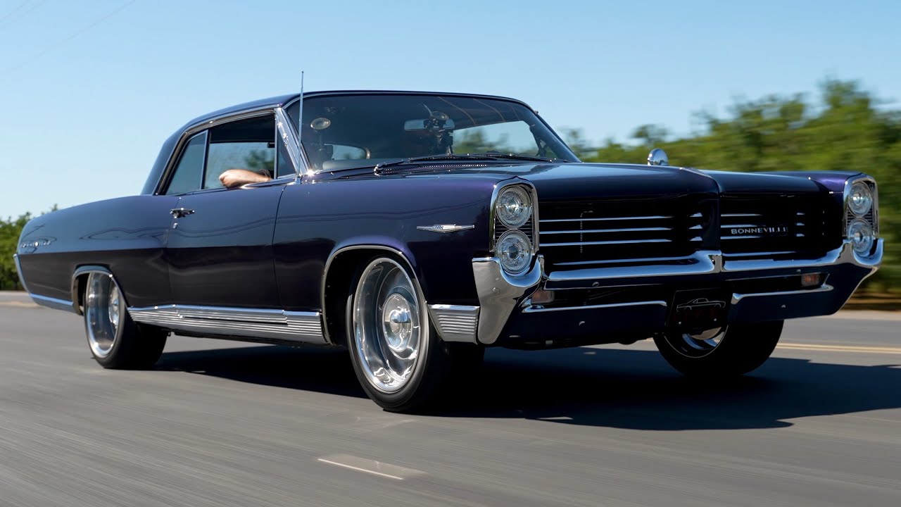 This Custom SUPERCHARGED &lsquo;64 Bonneville Drives Like a Modern Car [4K]