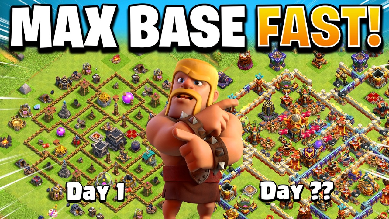 HOW TO MAX YOUR TOWNHALL FAST in Clash of Clans 2025