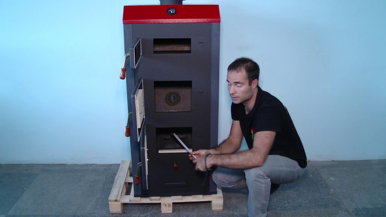 Presentation of Wood Stove Furnace Prity GA 33 New Line 35 kW