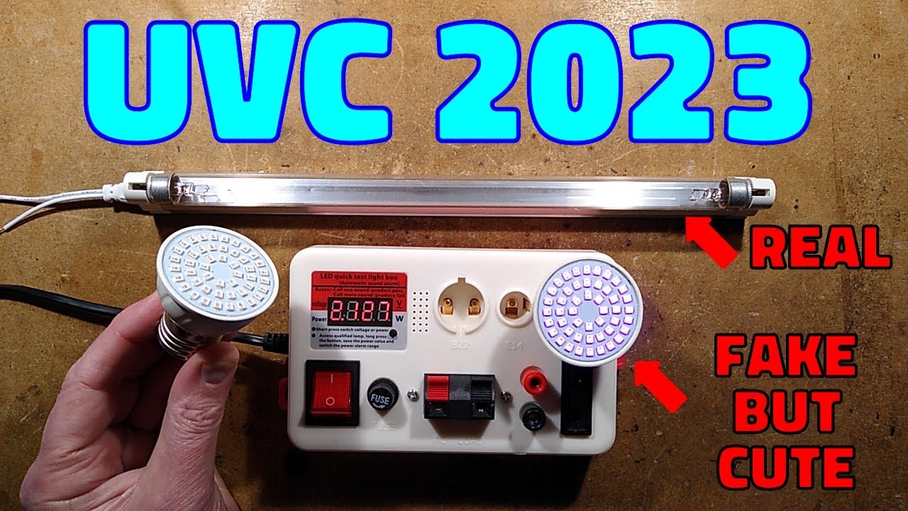 UVC 2023 - the fake and the real (with schematics)