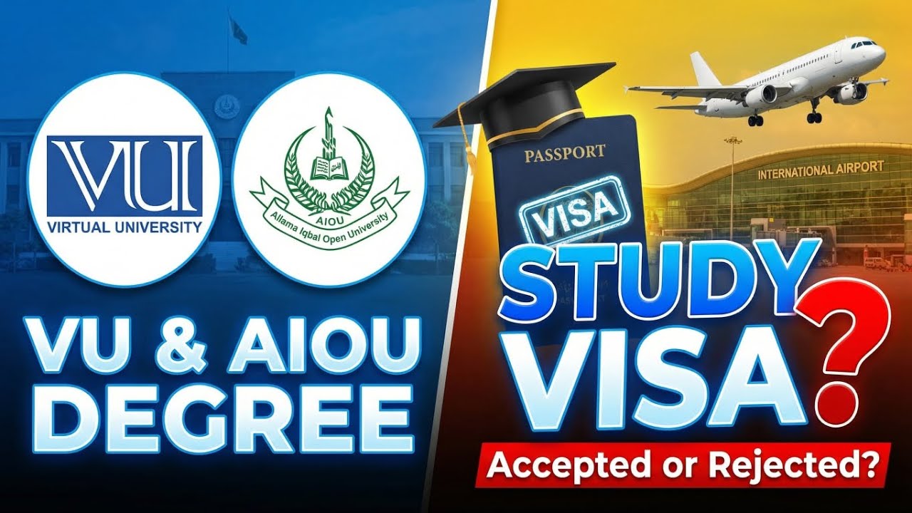 Is VU & AIOU Degree is acceptable to Study in Europe | AA STUDY CONSULTANT 