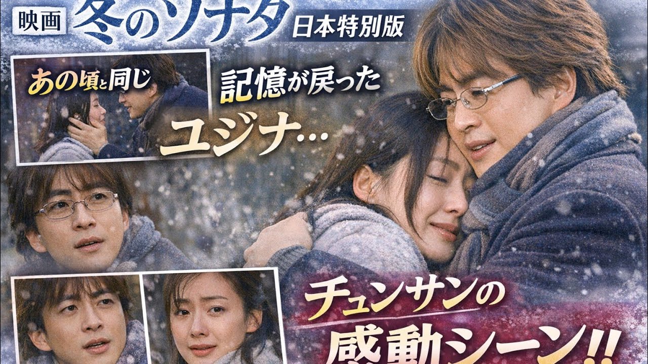 『映画 冬のソナタ 日本特別版』あの頃と同じ「ユジナ…」記憶が戻った“チュンサン”ペ・ヨンジュンの本編映像