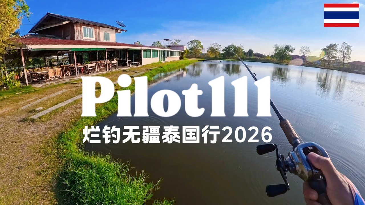 (EP118) 烂钓无疆泰国行2026，性价之王Pilot111。多曼、金目鲈、高鳍、食人鲳。Thailand Fishing Pond 