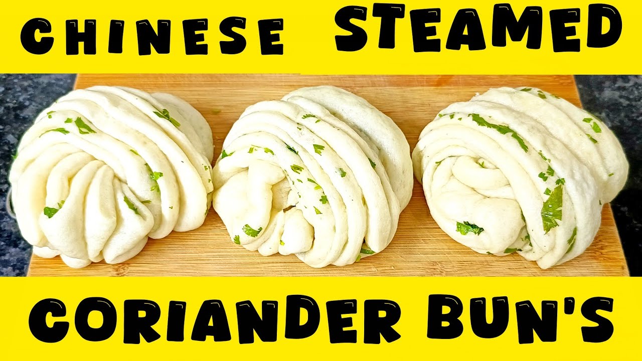 Chinese Steamed Coriander Bun's 
