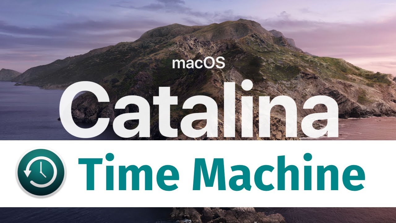 How to Setup Time Machine on macOS Catalina