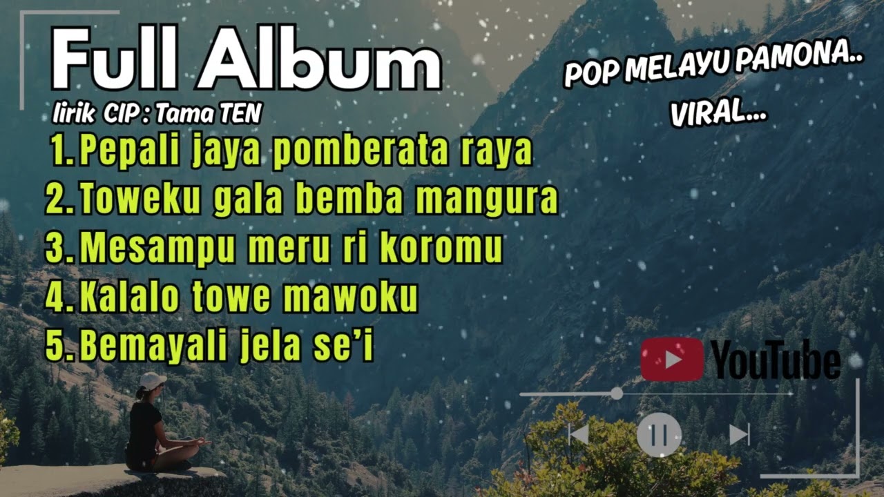FULL ALBUM POP MINANG POSO | POP MELAYU PAMONA | LIRIK BY TEN LADEE | BAND AI MAKER SONG