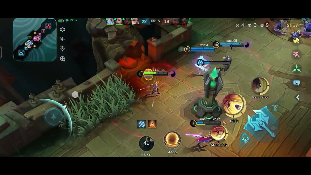 Day 2 main fanny#mlbb#brawl