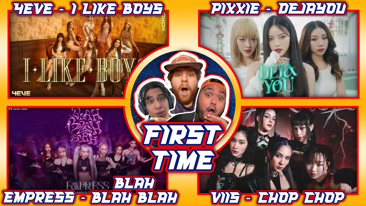 THAI GROUPS Reaction our FIRST TIME to 4EVE | PIXXIE | EMPRESS | VIIS