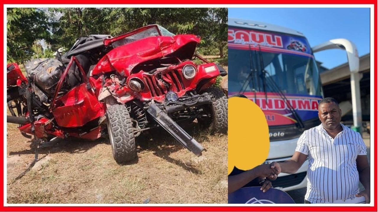 #BREAKING: MMILIKI wa MABASI ya SAULI AFARIKI kwa AJALI MBAYA - MWANAYE ANUSURIKA - KAMANDA AELEZA