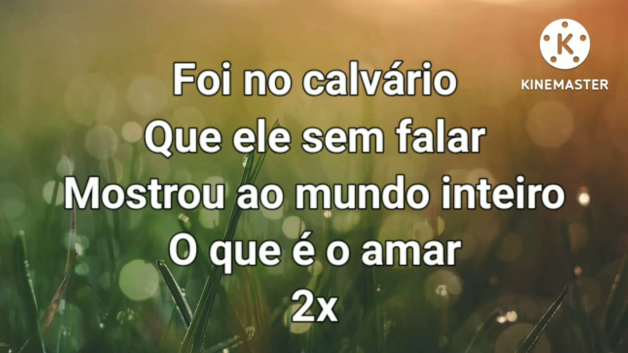 Foi no Calvário - Cristiane Goulart - Playback com letra