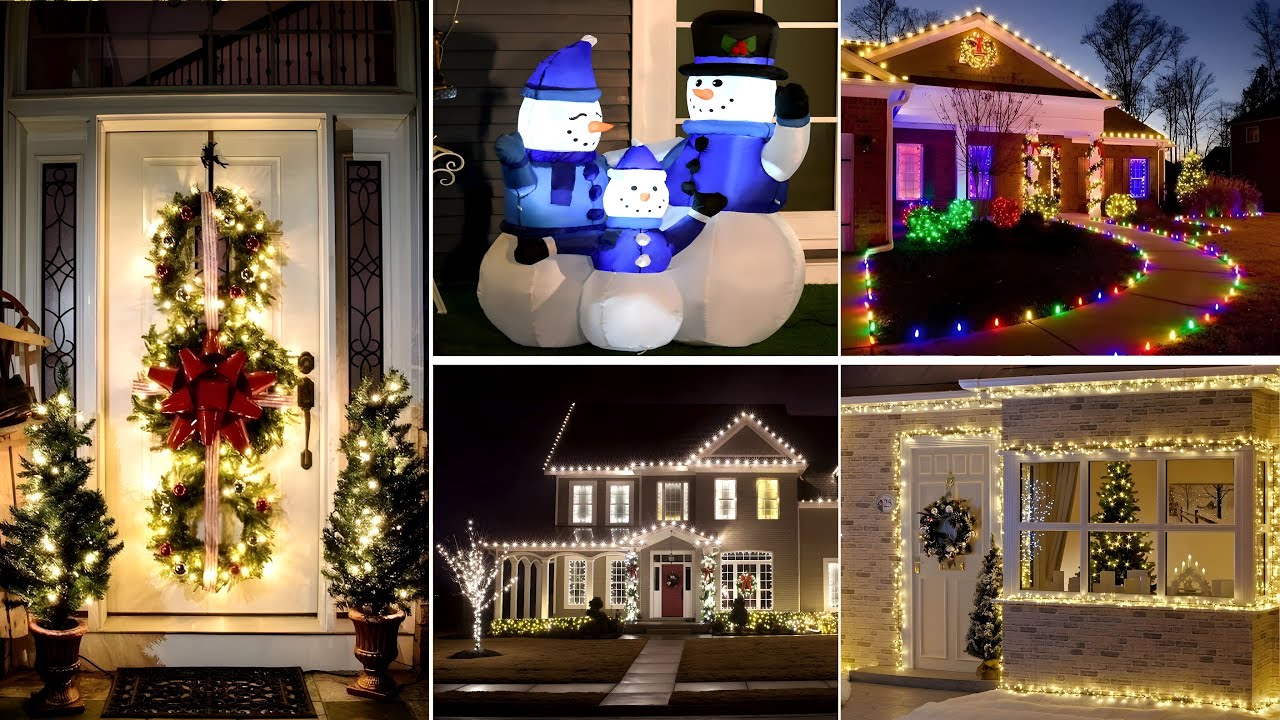100+ CHRISTMAS OUTDOOR DECORATIONS DIY -  CHRISTMAS HOME DECORATING IDEAS 2025 - CHRISTMAS TRENDS 🎄