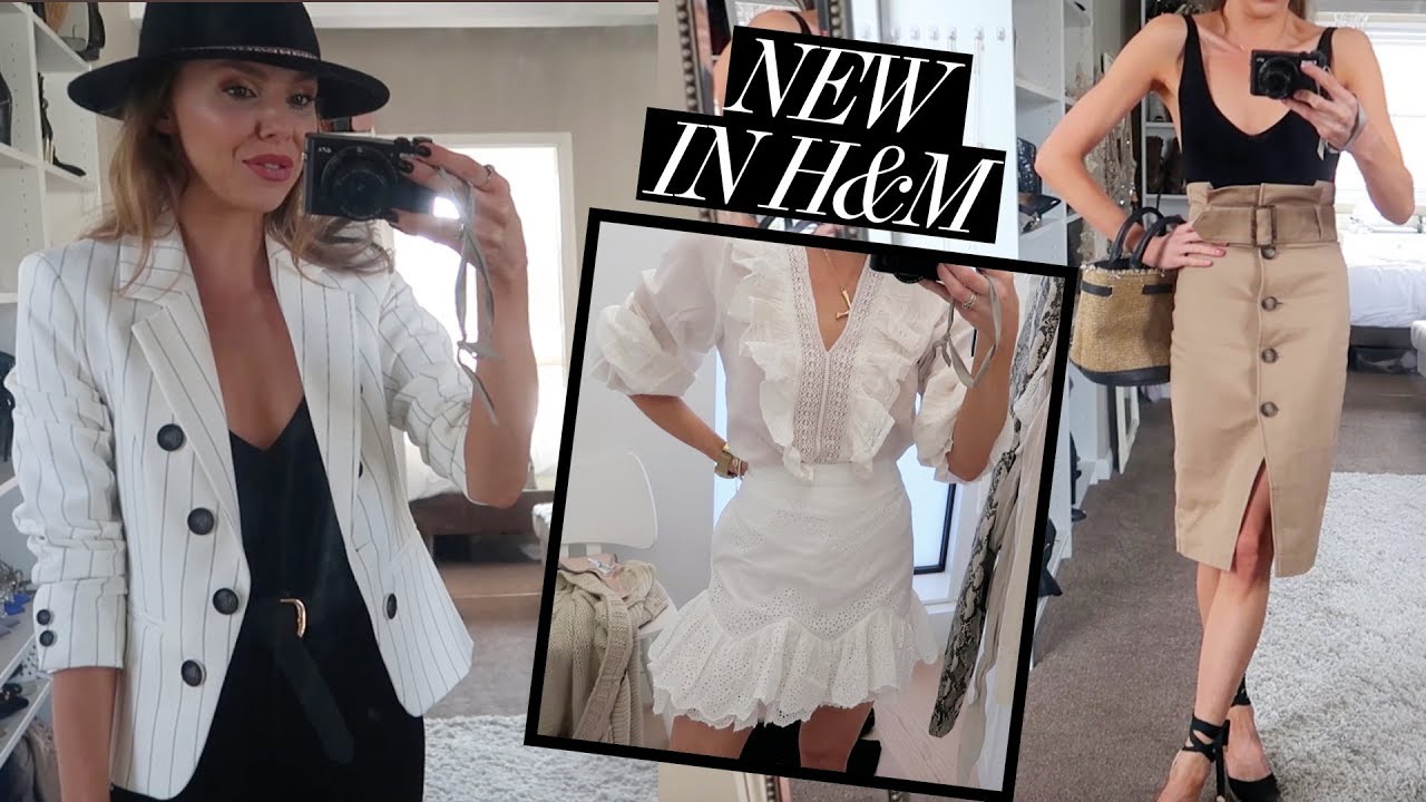 I got invited to the H&M showroom to try on the new conscious collection! + mini haul!