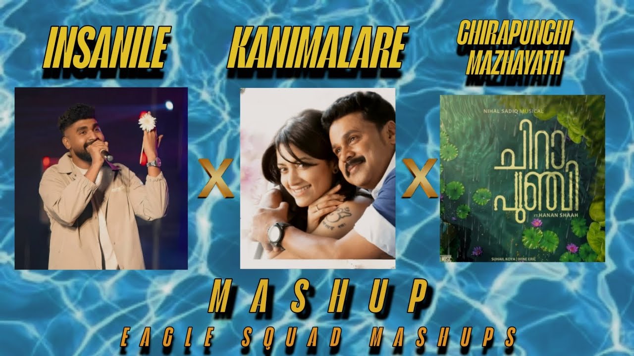 Insanile X Kanimalare X Chirapunchi Mazha | Mashup | Eagle Squad Mashups