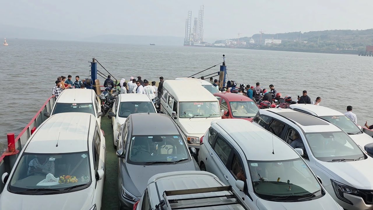 Ganpatipule to Guhagar via Jaigad Ferry | Coastal Road Drive & Boat Experience | कोकण 