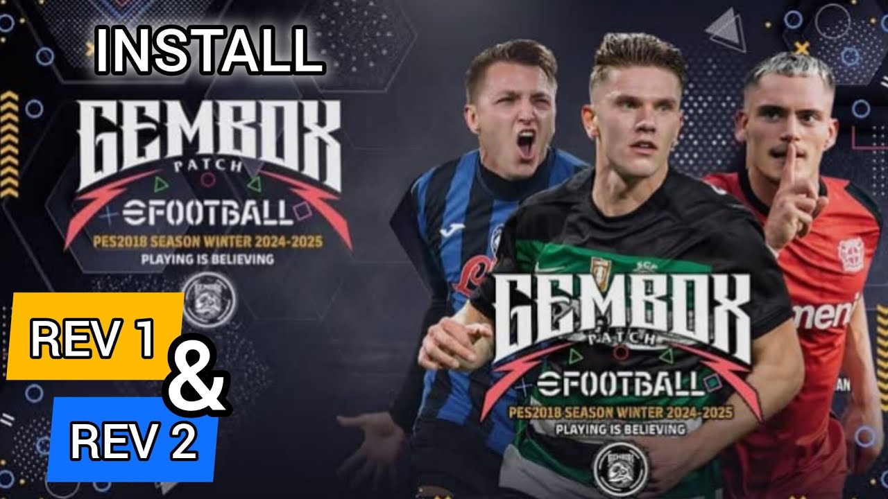 INSTALL GEMBOX PATCH | REV 1 DAN REV 2 SEKALIGUS | PES 2025 EDISI WINTER 24-25 | PS3 HEN/CFW