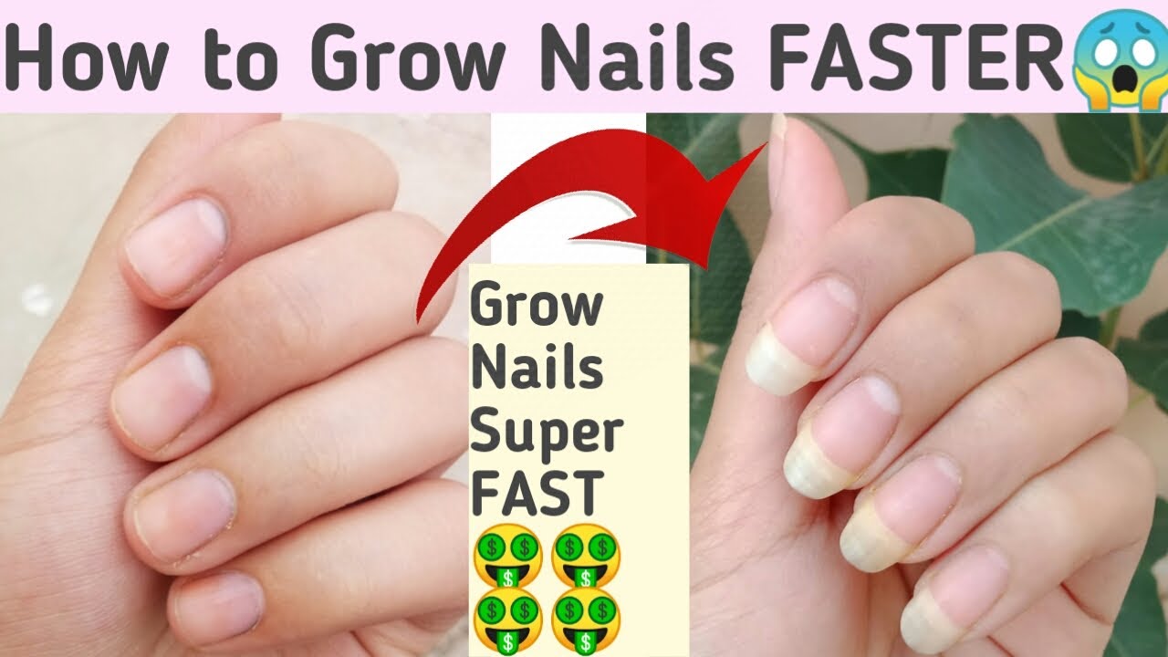 Grow Nails in 1 Week 😱| How to Grow Nails SUPER FAST | How to Whiten Nails | Long Nails Remedy