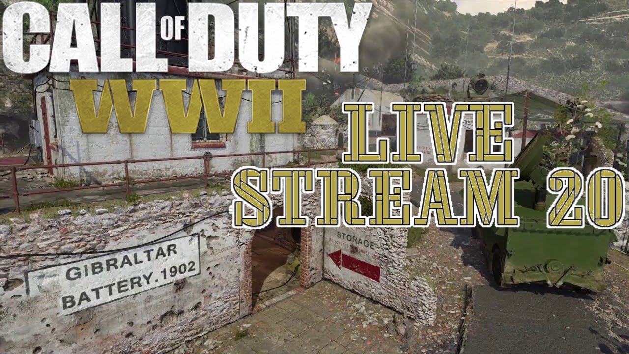Call of Duty WW2, Multiplayer Live Stream #20