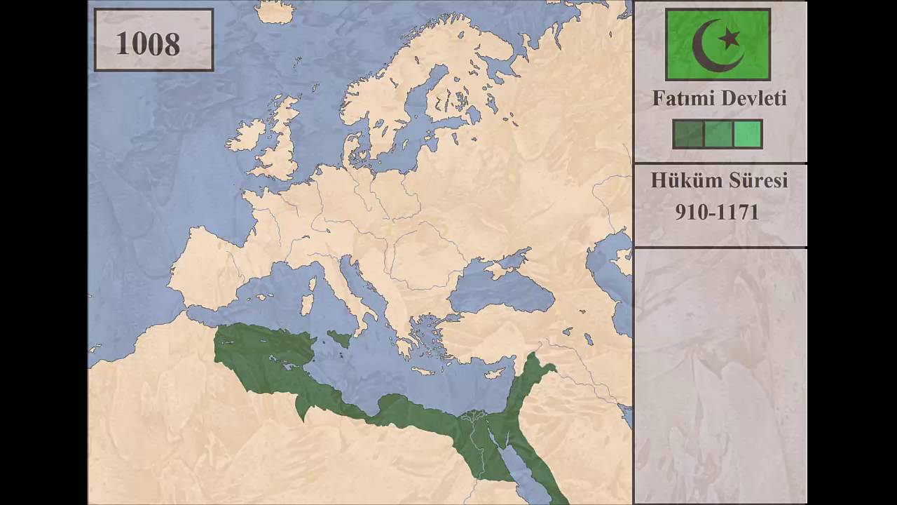 Kuruluştan Yıkılışa Fatımi Devleti 910-1171 [Harita]