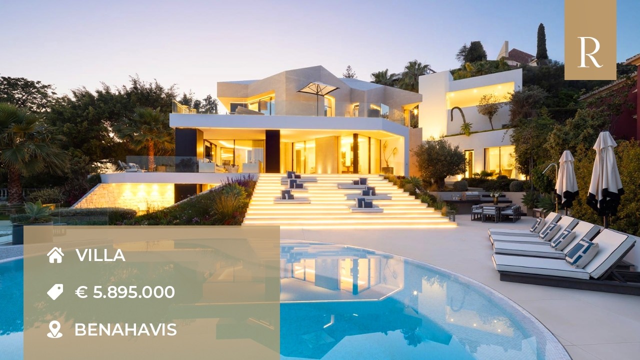 2026 | Contemporary 5-Bedroom Luxury Villa With Panoramic Views In Prestigious El Herrojo, Benahavis