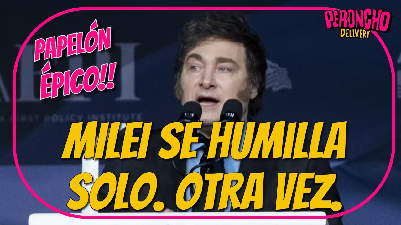 Papelón épico: Milei se humilla solo y se cree domador de zurdos.