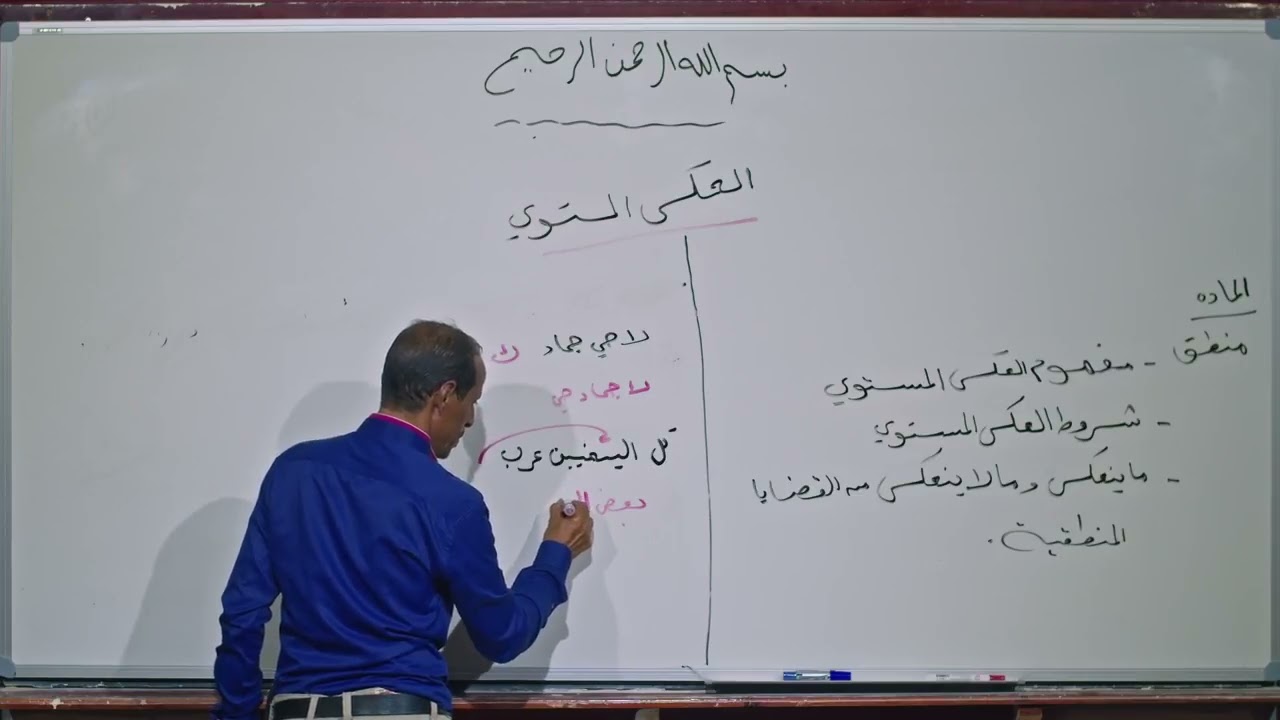 منطق | العكس المستوي | ثالث ثانوي - أدبي