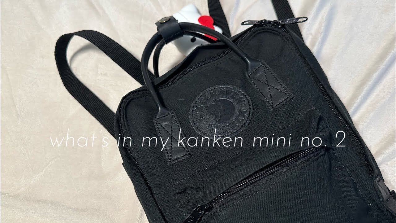 what’s in my fjallraven backpack | kanken mini no. 2 ✨