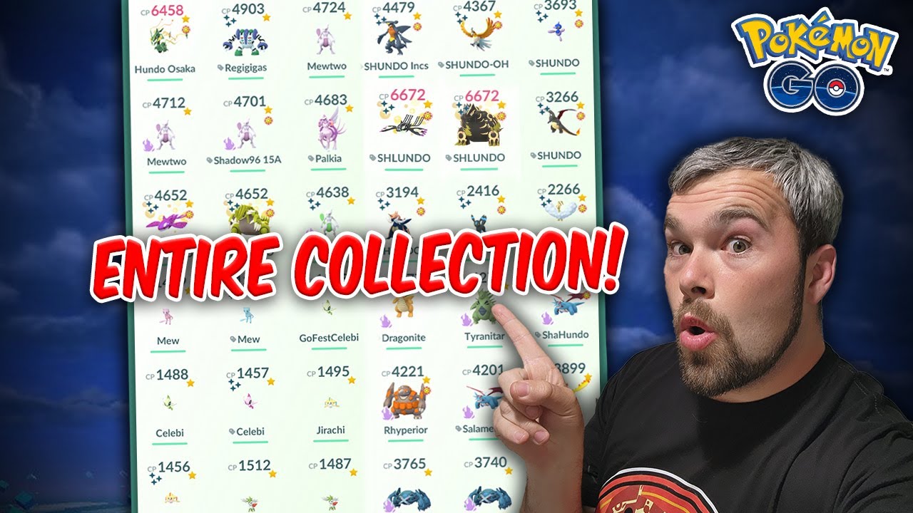 My Complete Pokémon GO Collection! Shundos, Shadow Hundos & Mythicals, & Much More!