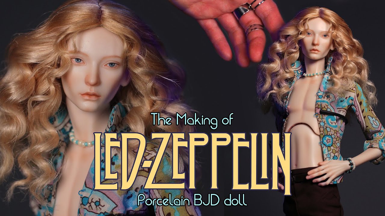 Я сделала Роберта Планта из Led Zeppelin в виде фарфоровой BJD-куклы (если бы он только умел петь!)