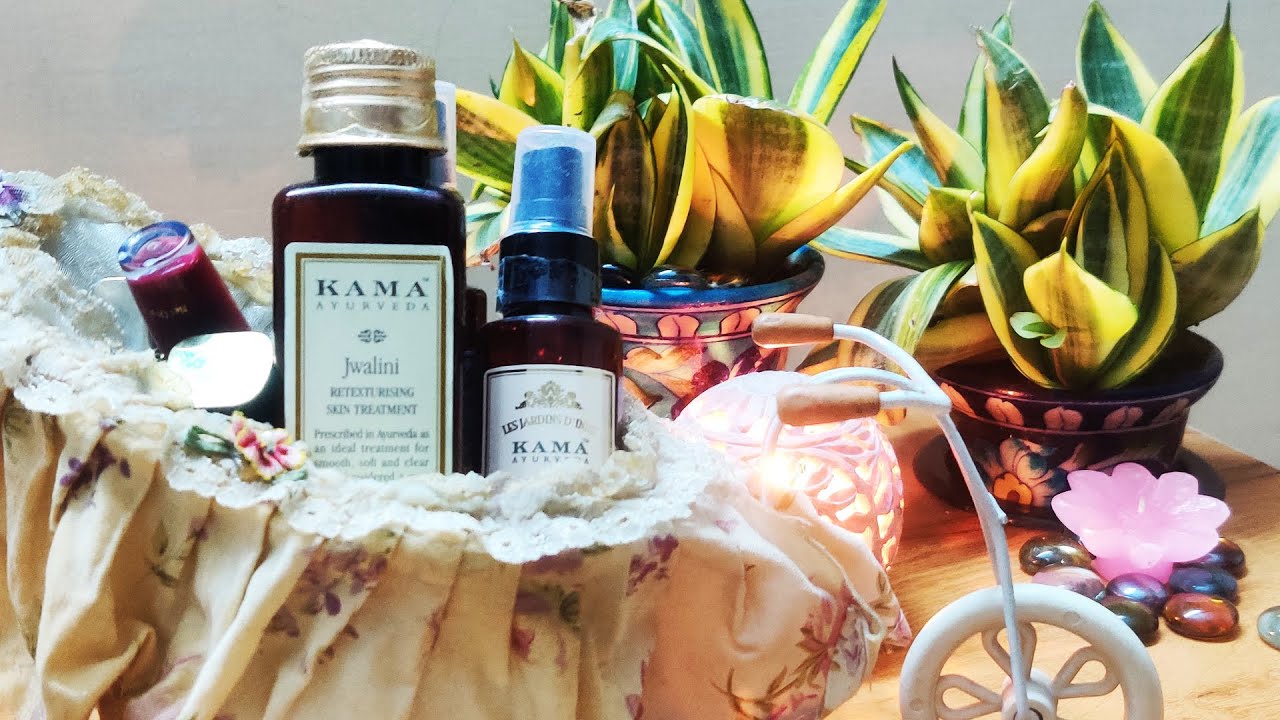 Kama Ayurveda Jwalini retexturing skin treatment oil review #KamaAyurvedaProducts #kama