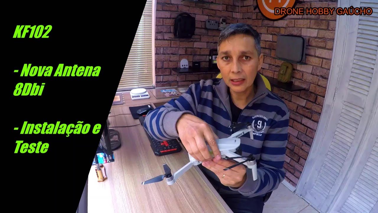 KF 102 - ANTENA DE 8Dbi INSTALAÇÃO E TESTE PRÁTICO