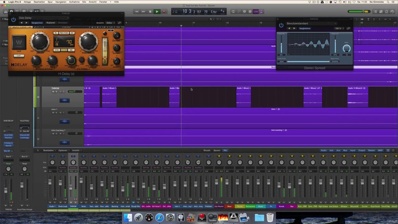 Dub Delay Effects - How To Use Them In Your Own Songs (Vocal FX Tutorial) - Logic X