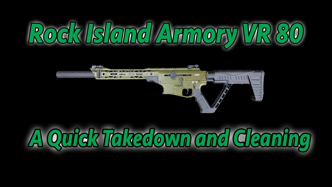 Rock Island Armory VR 80. Quick Takedown and Cleaning.