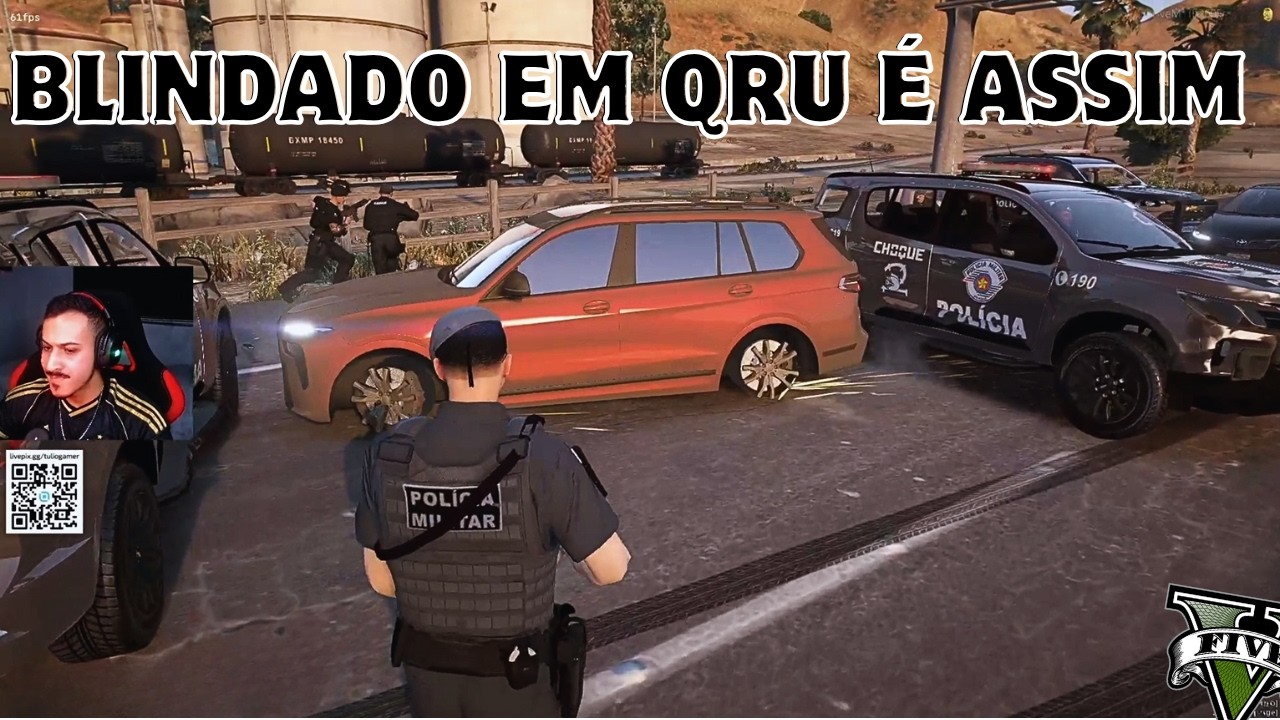 BLINDADO EM OCORRÊNCIA NÃO DA CERTO ''NÃO SABE PERDER'' - GTA RP