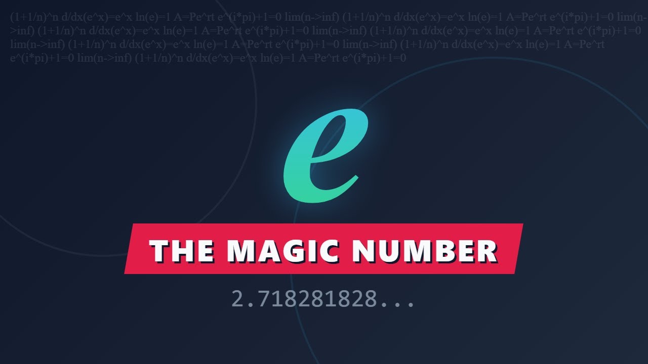 What is e? The Natural Base Explained Simply (Euler's Number)
