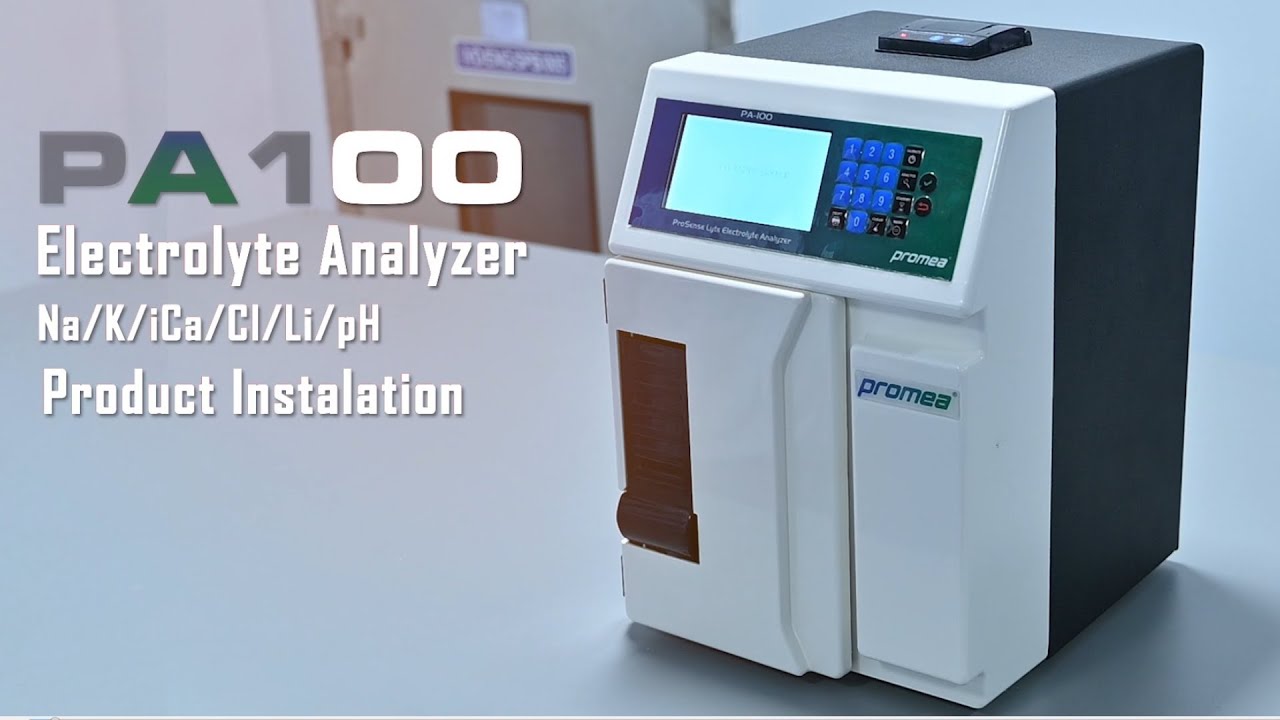 Promea Therapeutics PA100 Electrolyte Analyzer Installation Video