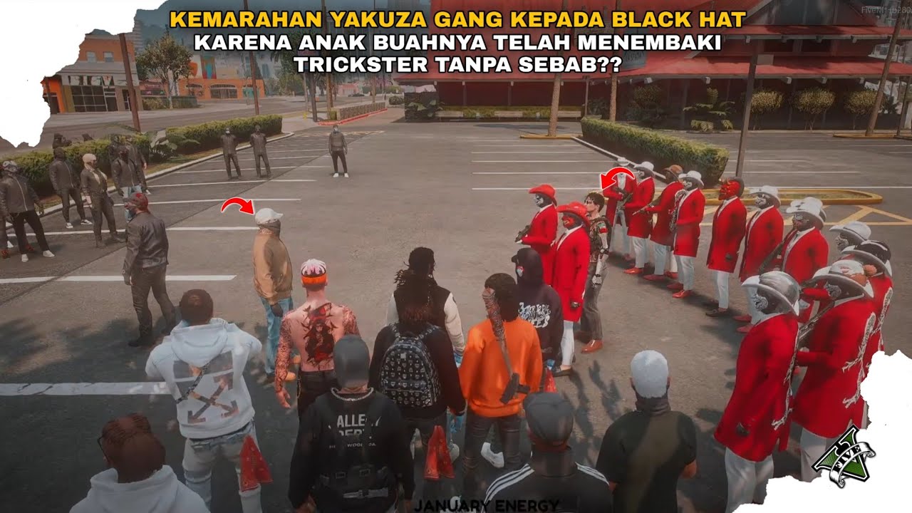 DEBAT PANAS YAKUZA KEPADA BLACK HAT KARENA ANAK BUAHNYA TELAH MENEMBAKI TRICKSTER!! | GTA V ROLEPLAY