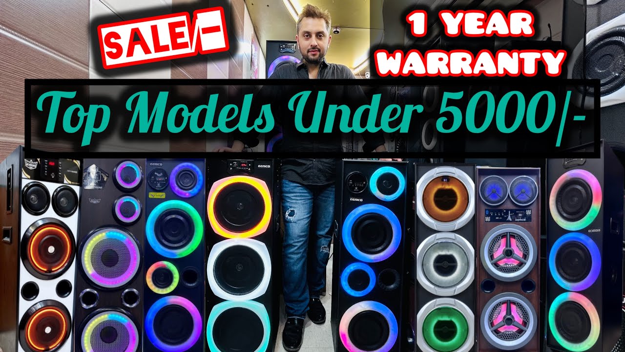 Speakers Under 5000/- | GEMCO INDIA | Cheapest Home Theatre market in Delhi | सबसे सस्ता Dj Speaker