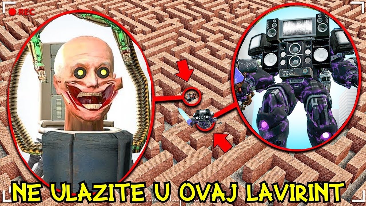 POSTAO SAM NOVI TV TITAN I OTISAO U LAVIRINT SKIBIDI NAUCNIKA!!
