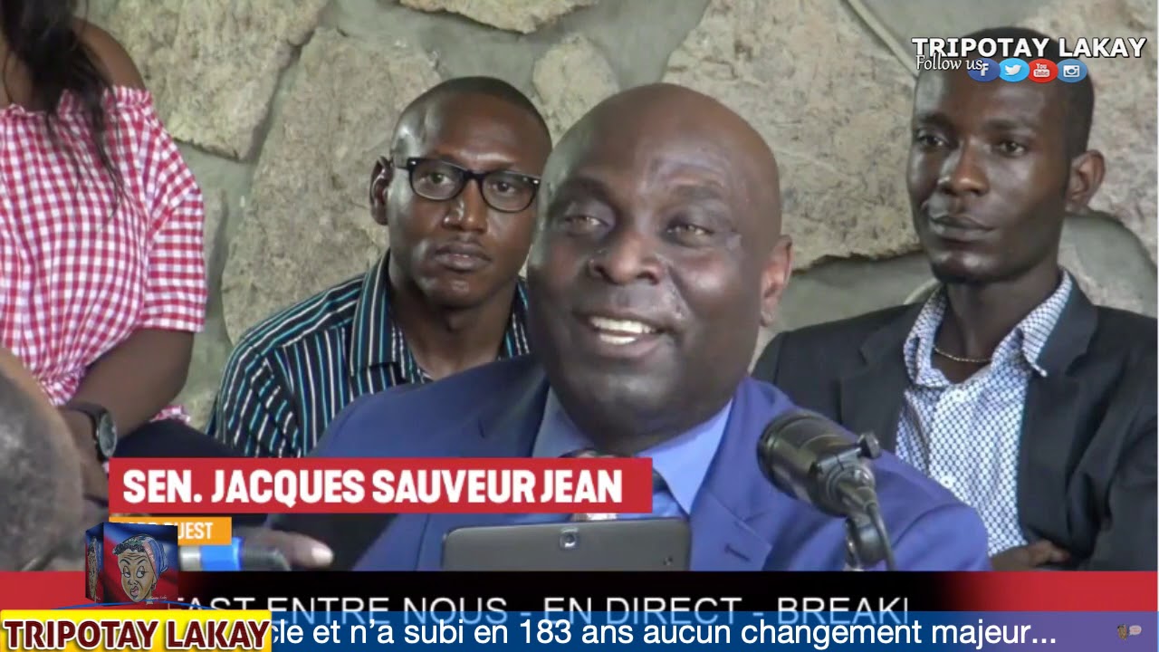 Senatè Jacques Sauveur Jean avili Reginal Boulos ak Prezidan Jovenel Moise
