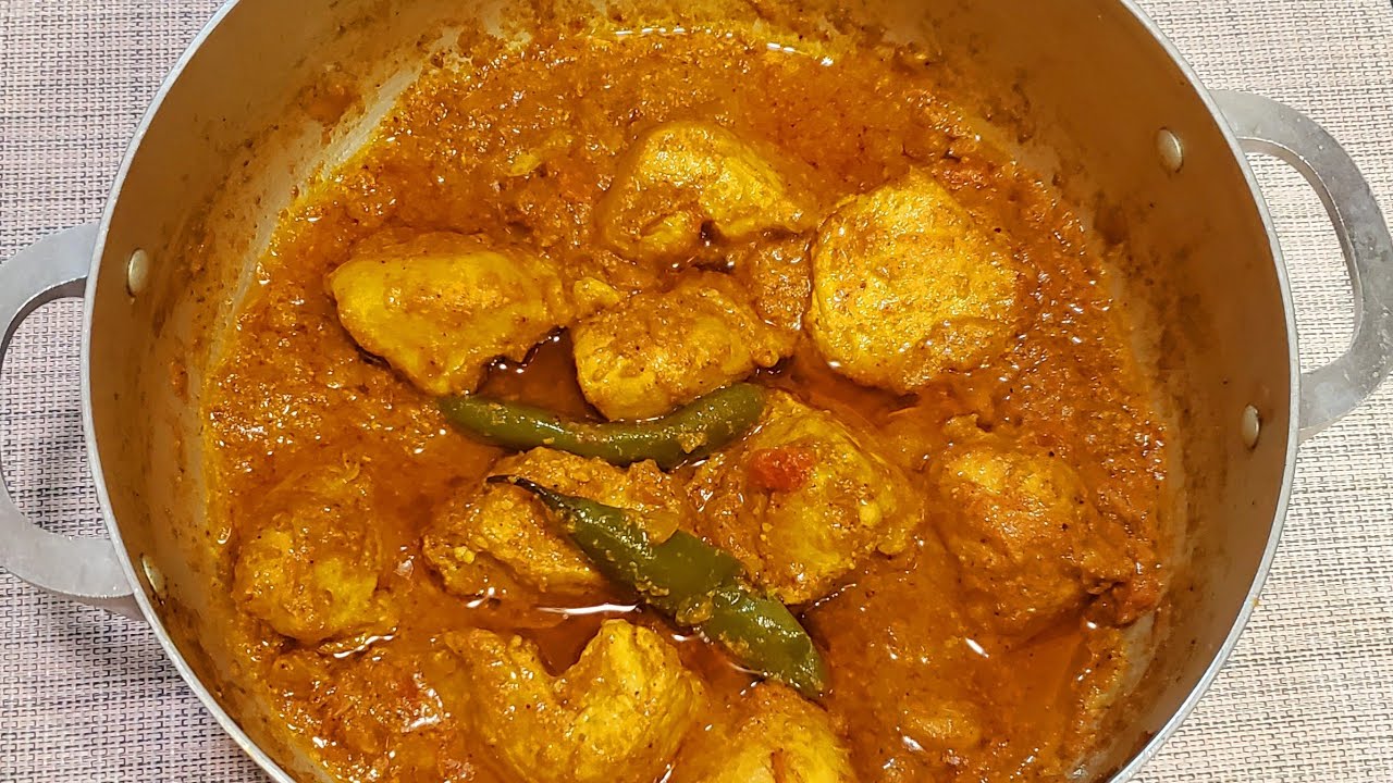 قورمه گوشت مرغ با ماست با طعم بی‌نظیر | خوراک مرغ | Chicken Curry Recipe with yogurt