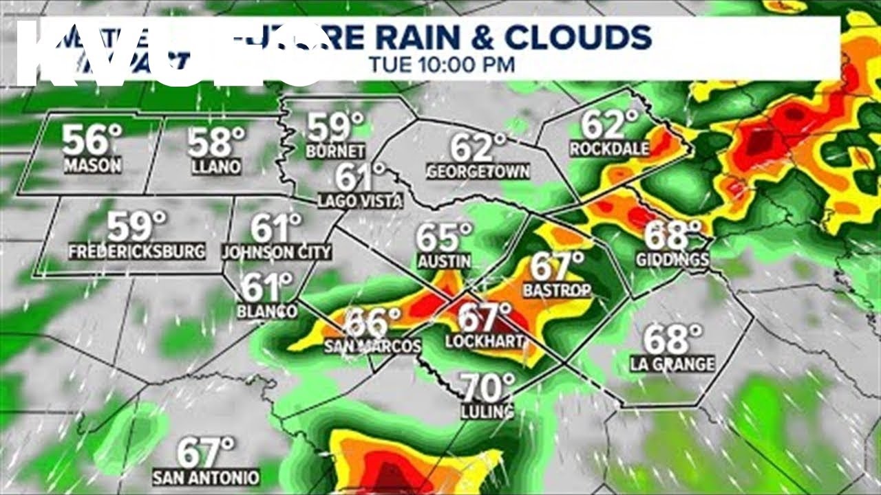 Stormy Christmas Eve night for portions of Austin: Details here.