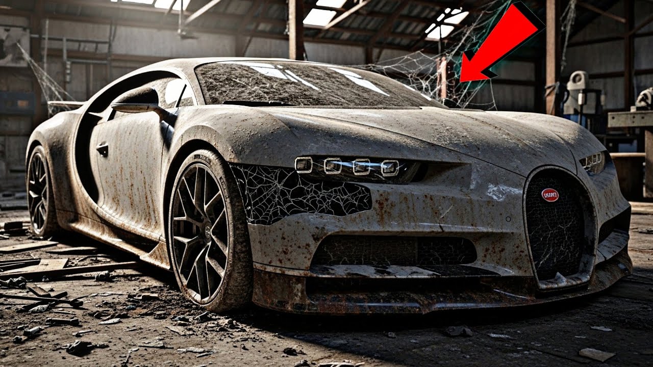 I Bought Bugatti Chiron for Only $500 🔥 | Grandma sold his abandoned super car #bugattichiron 