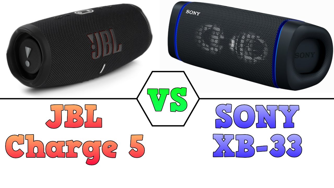 JBL Charge 5 vs Sony SRS-XB33 / KTÓRY LEPSZY?! / blind-test i porównanie popularnych głośników BT